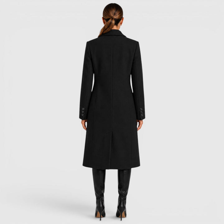 Audrey | Long Double-Breasted Overcoat