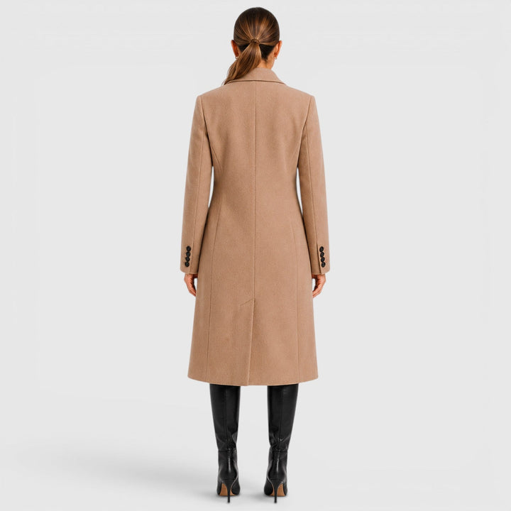 Audrey | Long Double-Breasted Overcoat