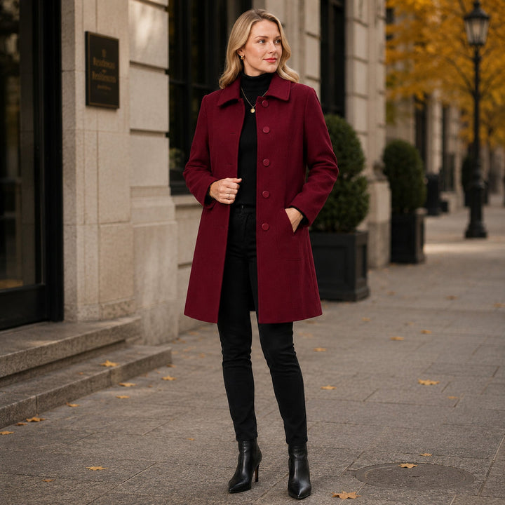 Victoria | Classic Wool-Blend Coat