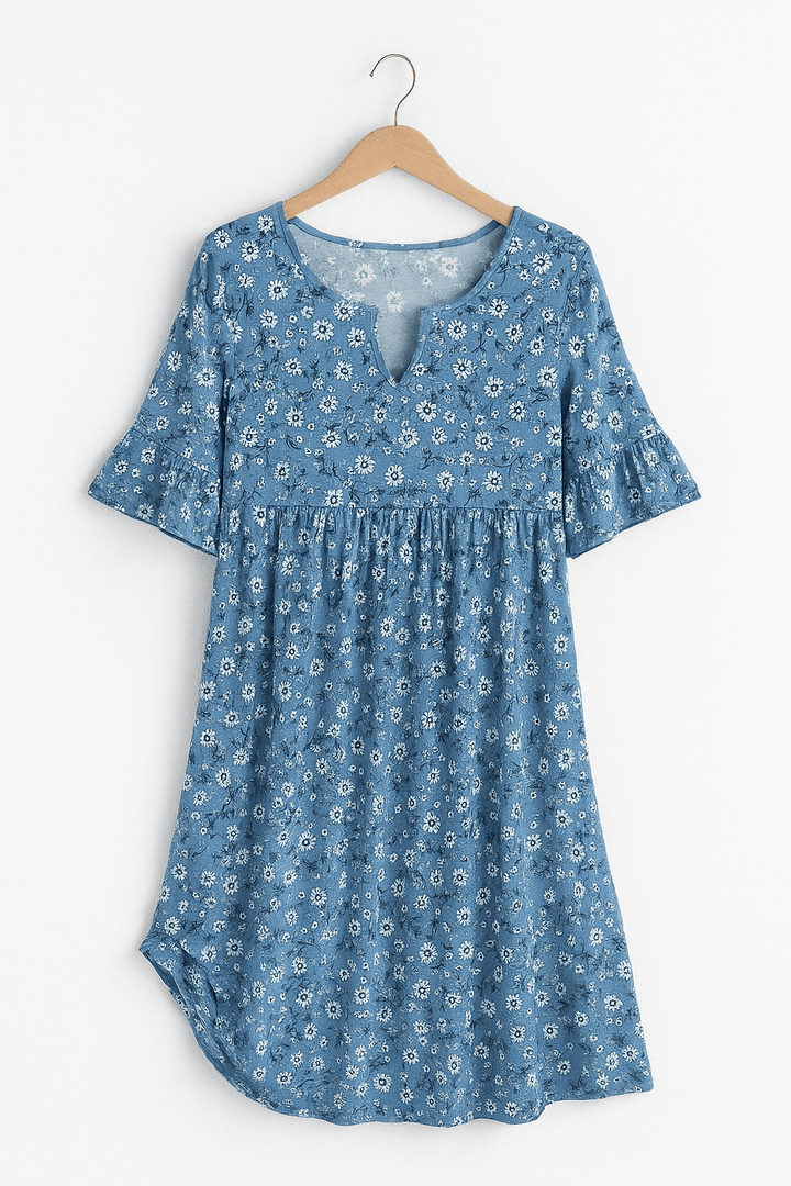 Olivia Pink Floral Casual Dress