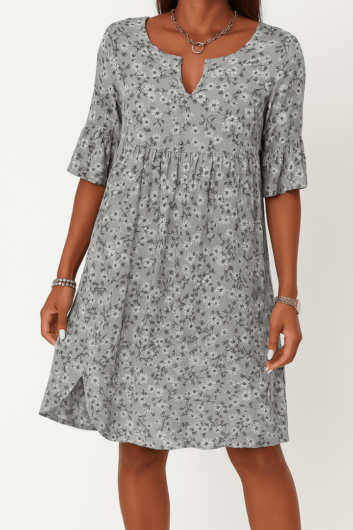 Olivia Pink Floral Casual Dress