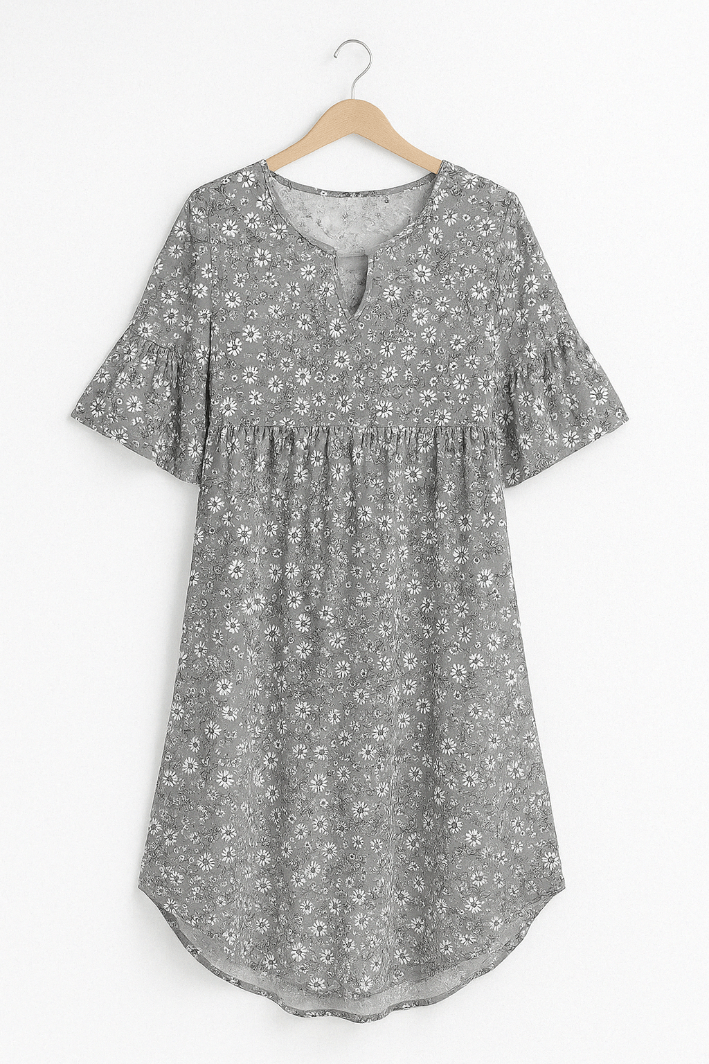 Olivia Pink Floral Casual Dress