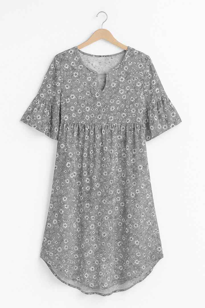 Olivia Pink Floral Casual Dress
