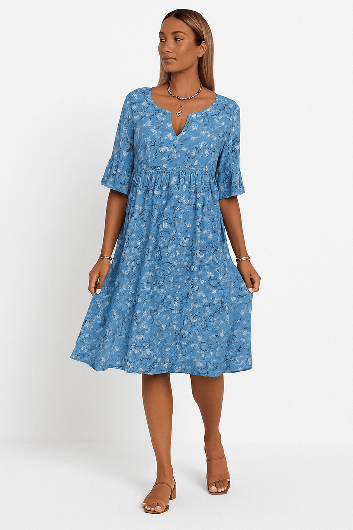 Olivia Pink Floral Casual Dress
