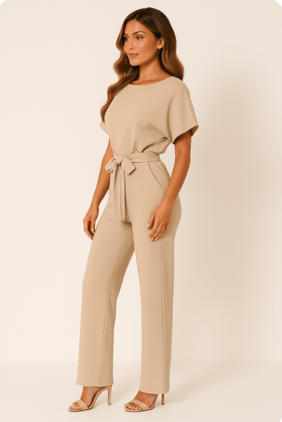Olivia Belted Women’s Jumpsuit