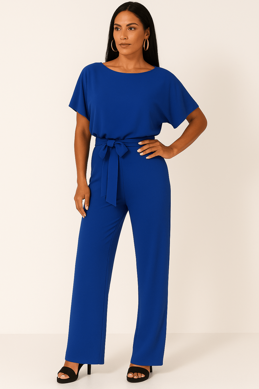 Olivia Belted Women’s Jumpsuit