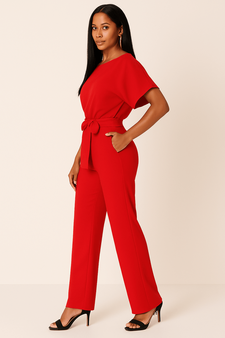 Olivia Belted Women’s Jumpsuit