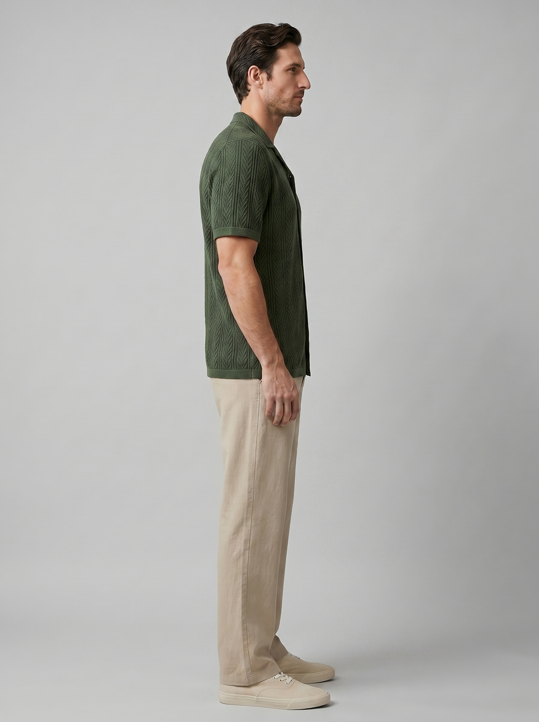 Brody | Men's Knit Summer Shirt & Pants Set