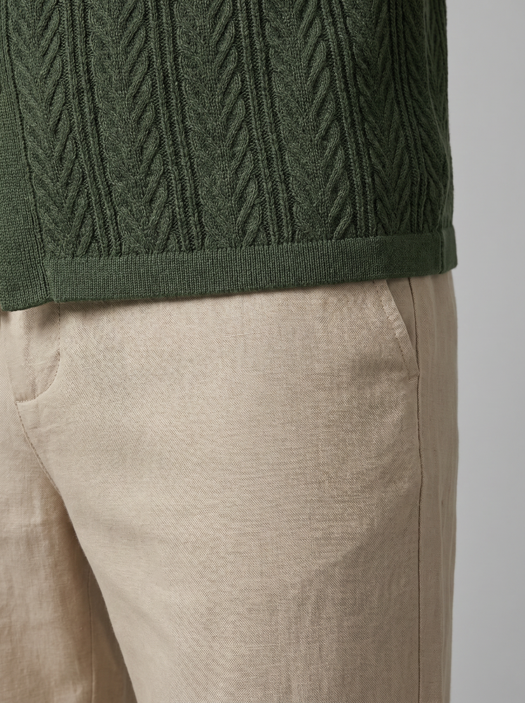 Brody | Men's Knit Summer Shirt & Pants Set