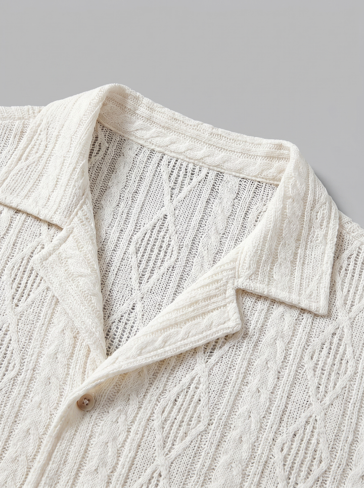 Brody | Men's Knit Summer Shirt & Pants Set