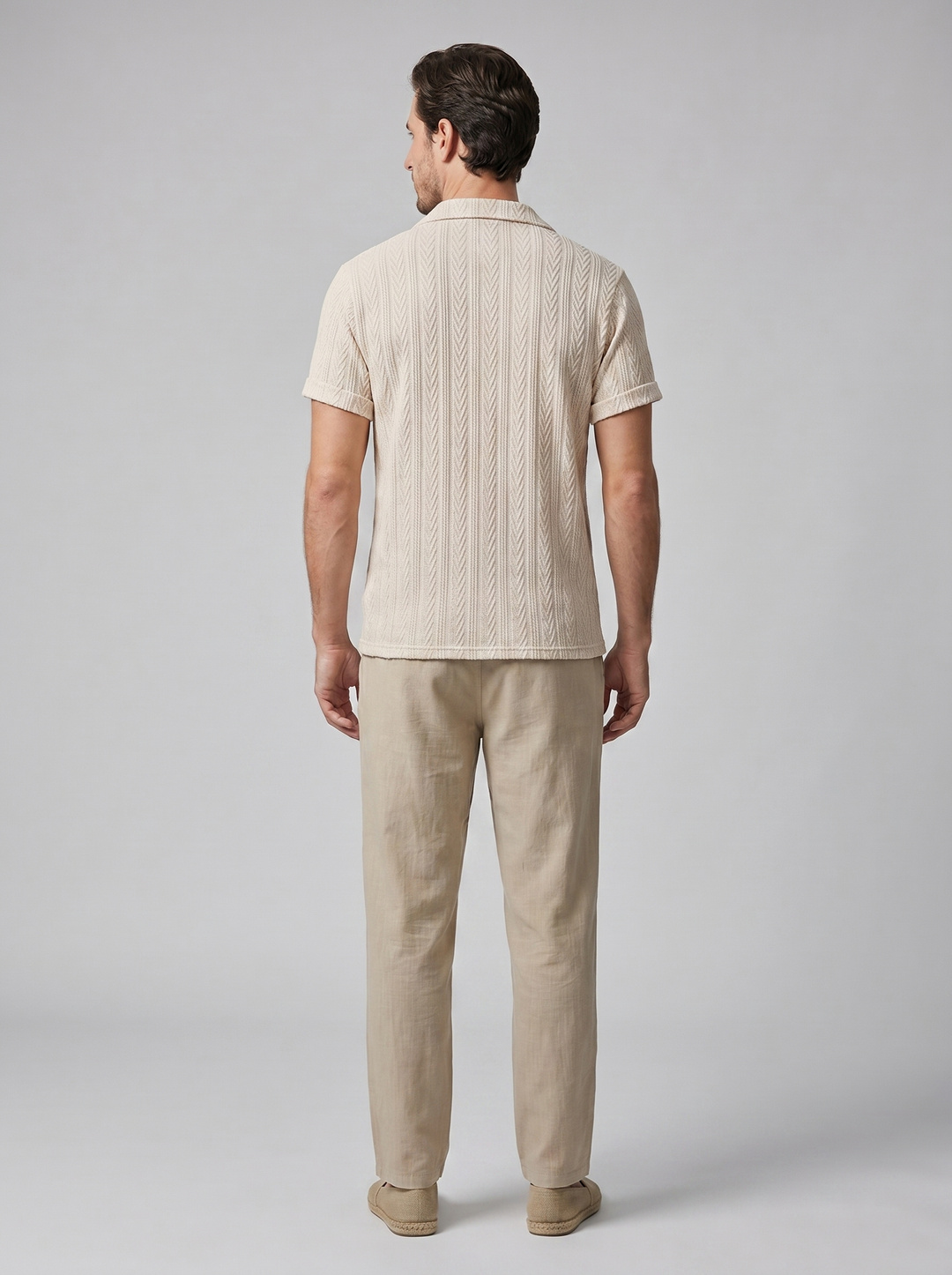 Brody | Men's Knit Summer Shirt & Pants Set
