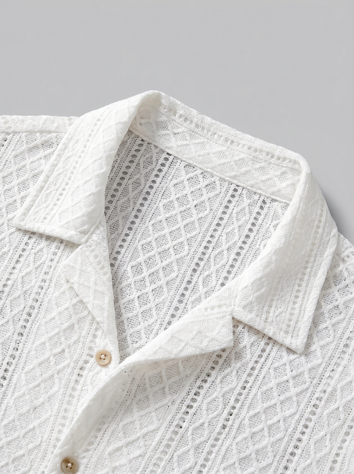 Brody | Men's Knit Summer Shirt & Pants Set