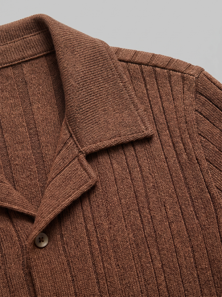 Brody | Men's Knit Summer Shirt & Pants Set
