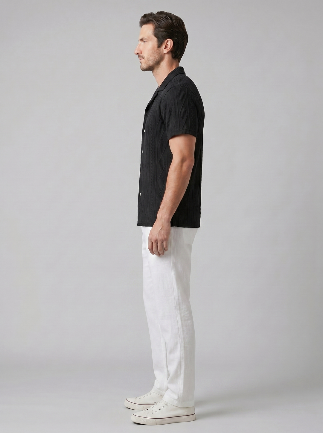 Brody | Men's Knit Summer Shirt & Pants Set