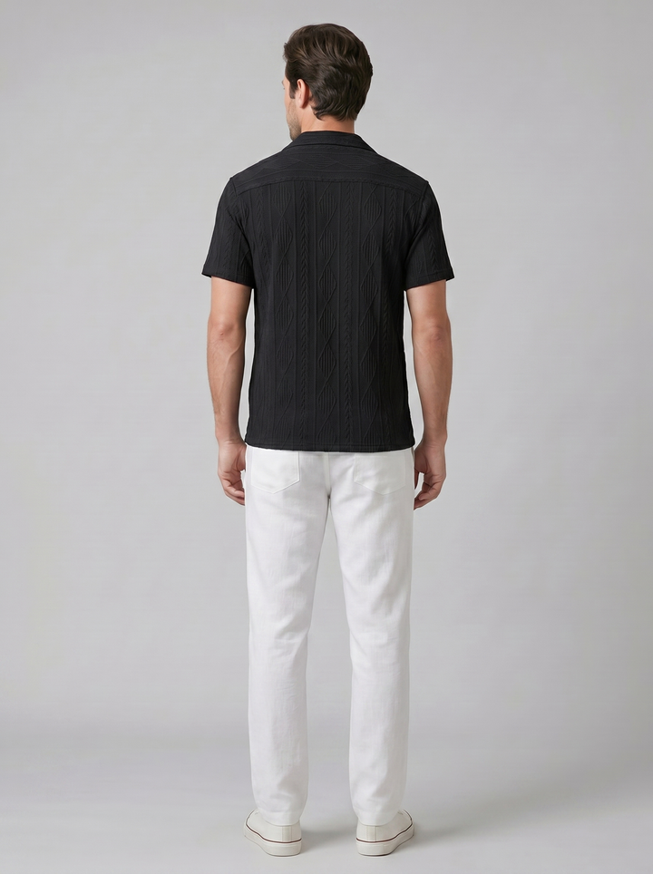 Brody | Men's Knit Summer Shirt & Pants Set