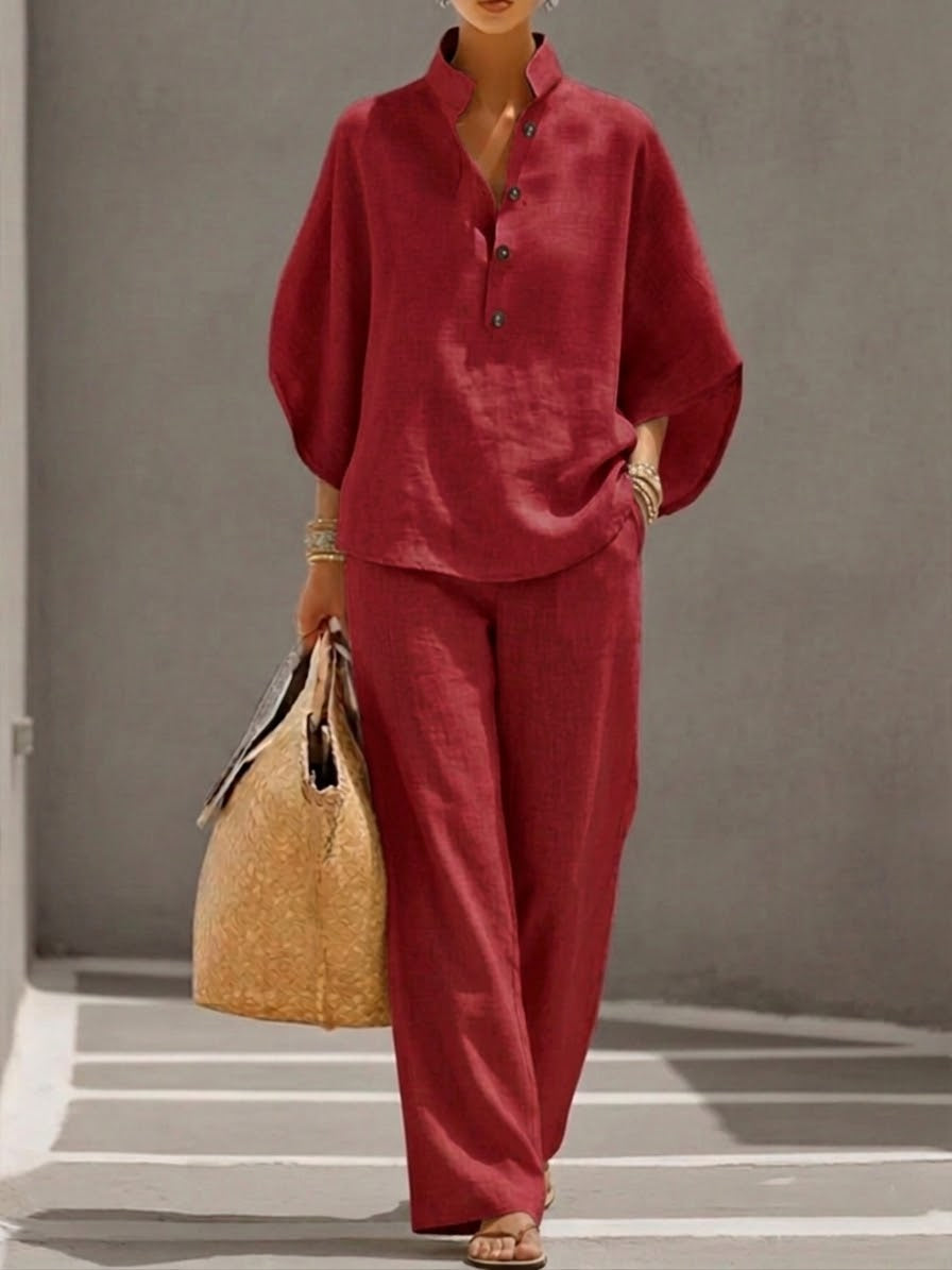 Harlow | Linen Breeze Two Piece Set