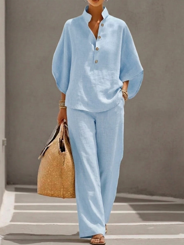 Harlow | Linen Breeze Two Piece Set