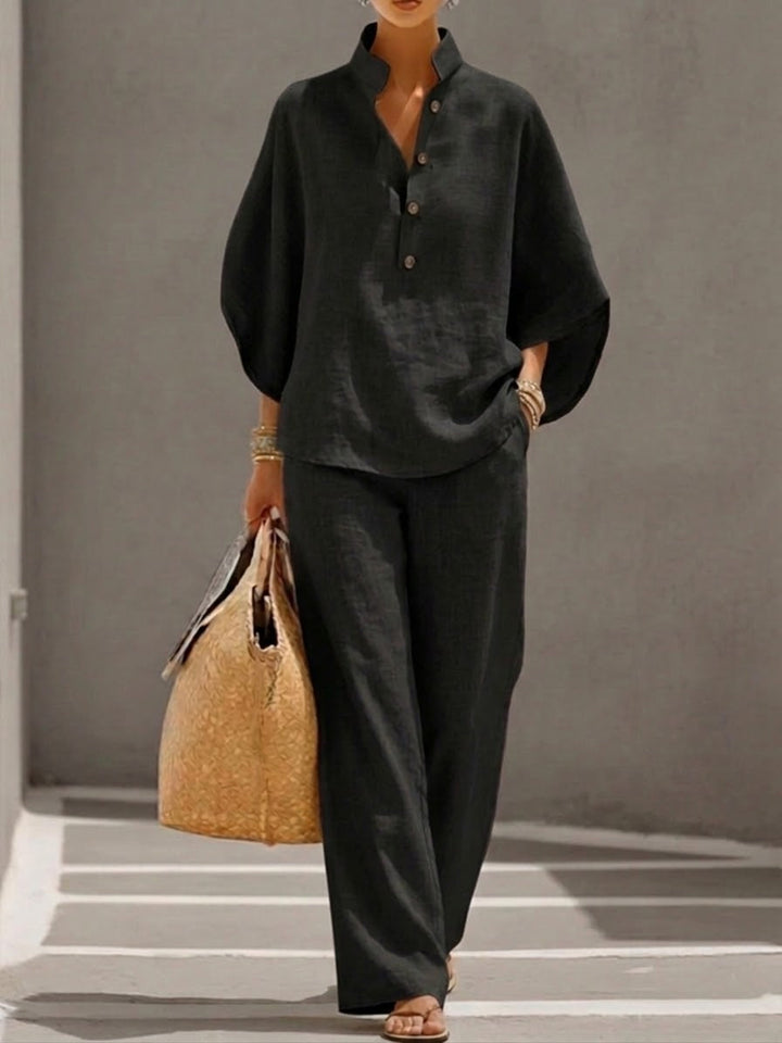 Harlow | Linen Breeze Two Piece Set