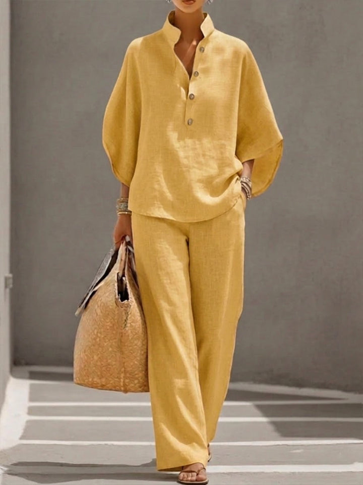 Harlow | Linen Breeze Two Piece Set