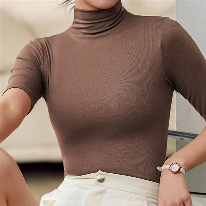 Calliope | Seamless turtleneck top