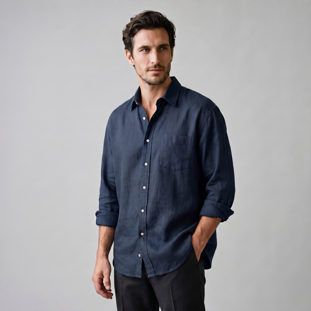 Weston | Men's Oversized Long Sleeve Shirt