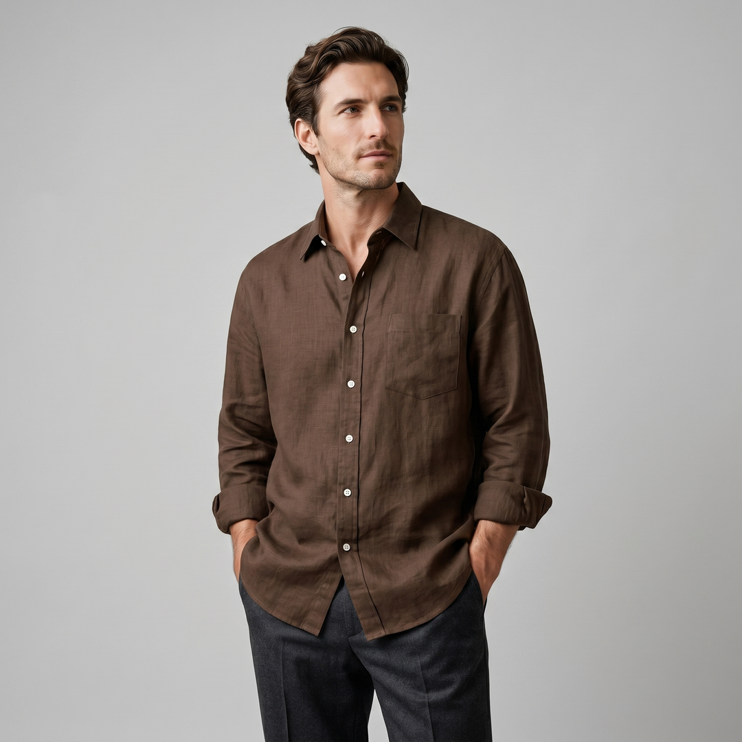 Weston | Men's Oversized Long Sleeve Shirt
