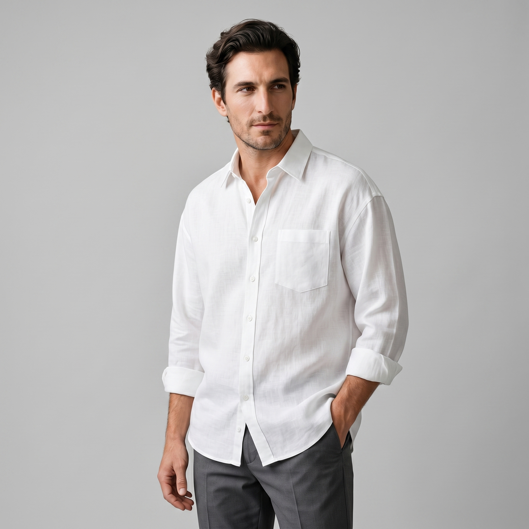 Weston | Men's Oversized Long Sleeve Shirt