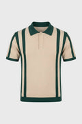 Miles | Retro Stripe Knit Polo