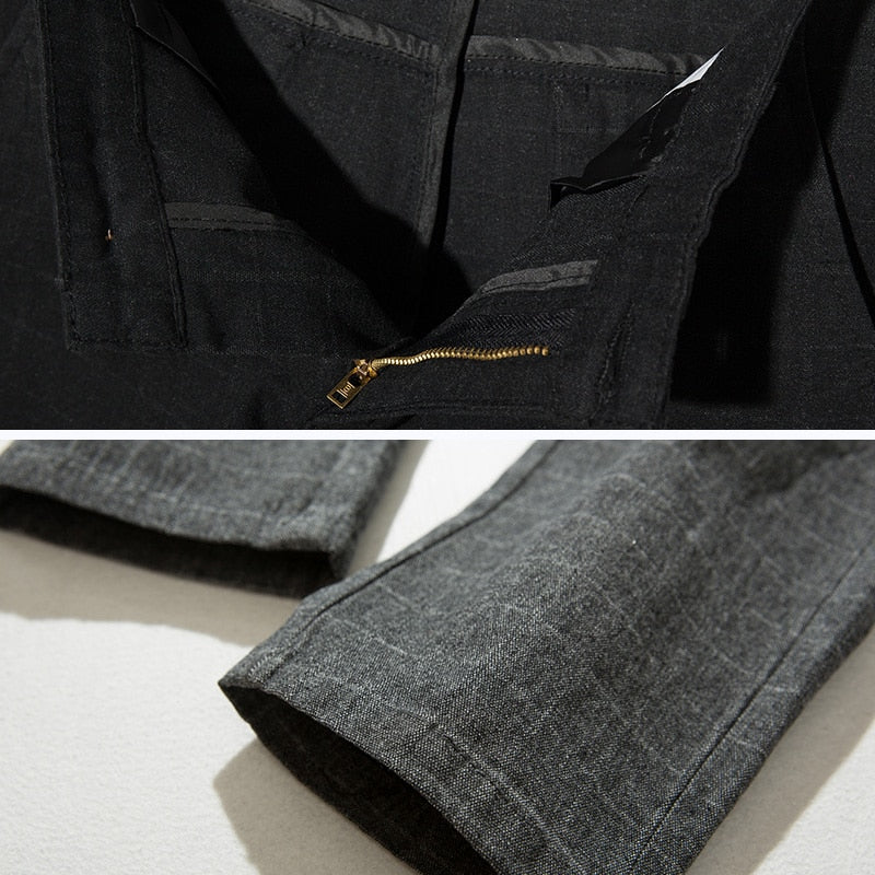 Hank | Plaid dress pants men