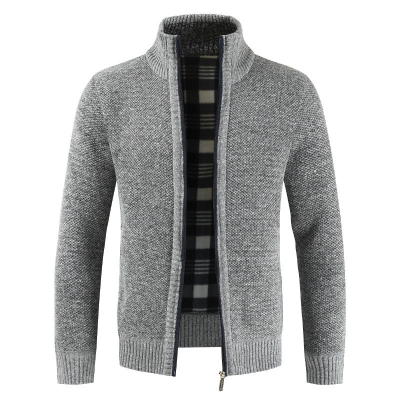 Cade | Zip wool sweater men