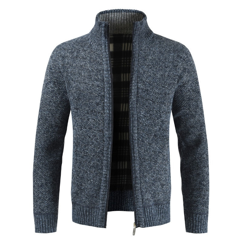 Cade | Zip wool sweater men