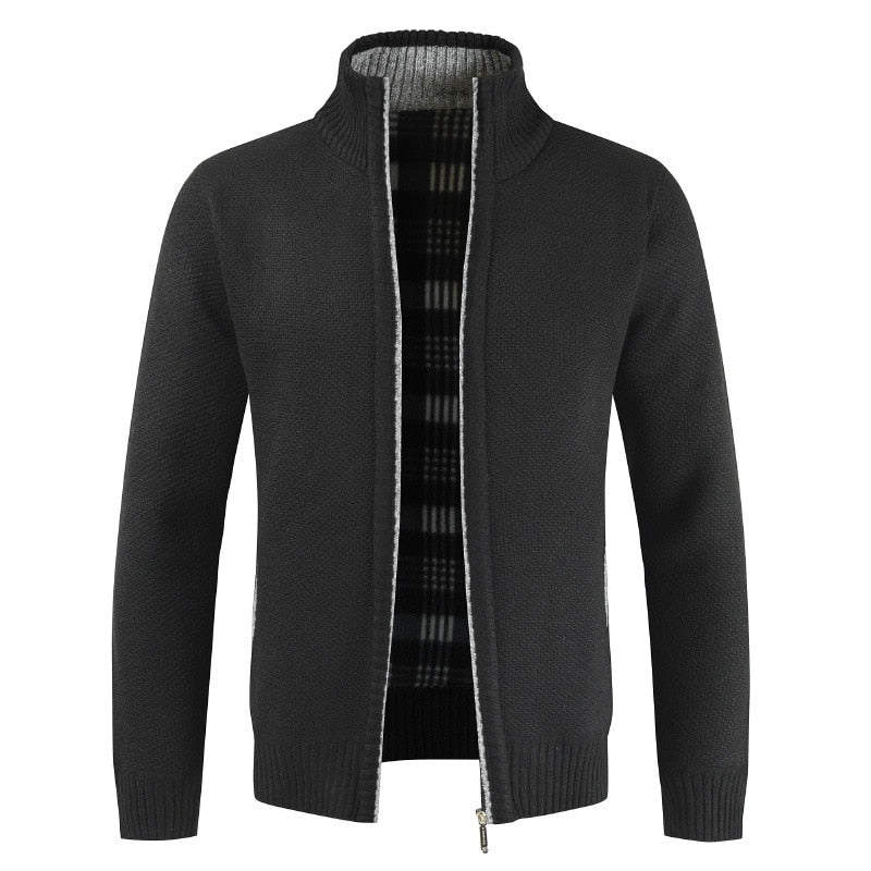 Cade | Zip wool sweater men