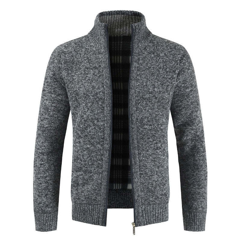 Cade | Zip wool sweater men