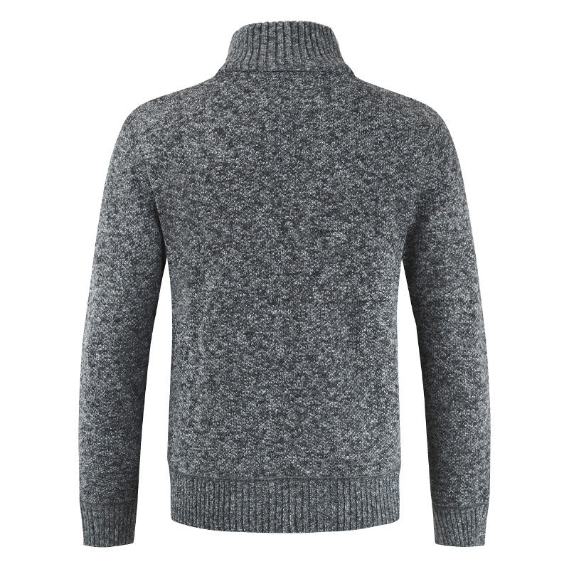 Cade | Zip wool sweater men