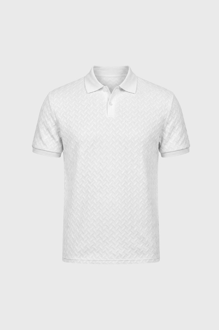 Preston | Chevron Texture Polo