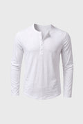 Hudson | Long Sleeve Henley Tee