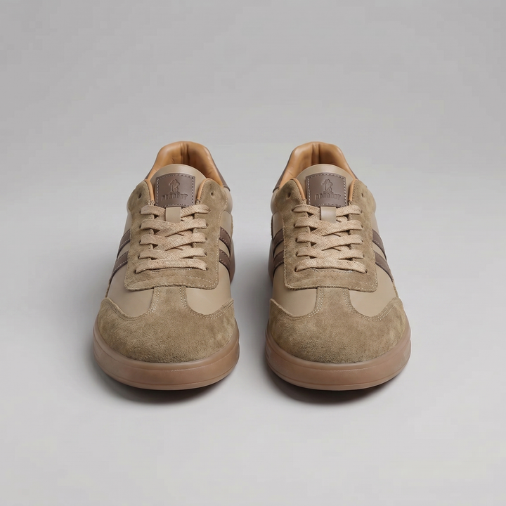 Logan | Men's Retro Leather Sneakers