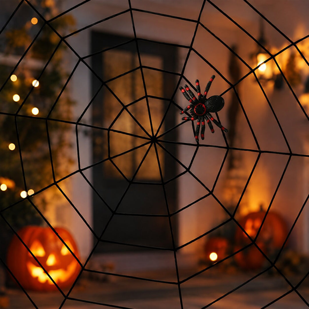 Thorn | Giant spider web Halloween decor