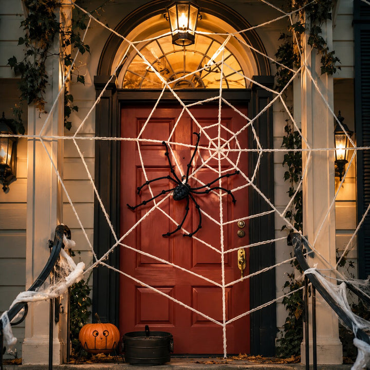 Thorn | Giant spider web Halloween decor