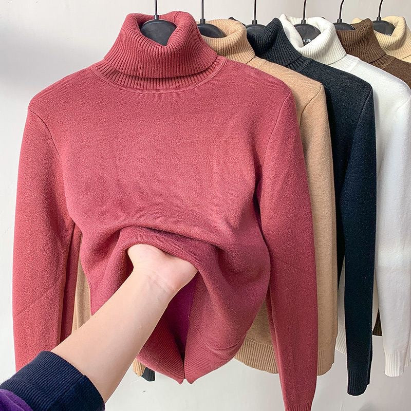 Callista | Thermal Fleece-Lined Knit Turtleneck