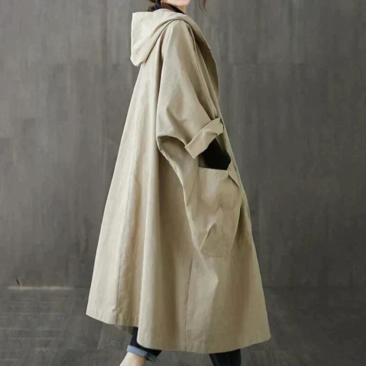 Audrey | Classic oversized belted trench coat