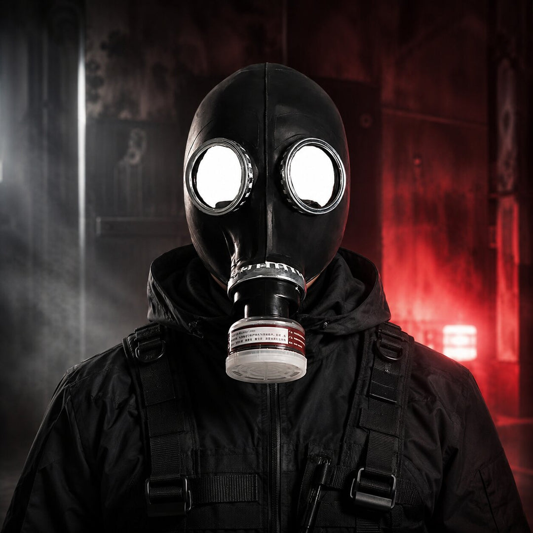 Mire | Black gas mask for Halloween