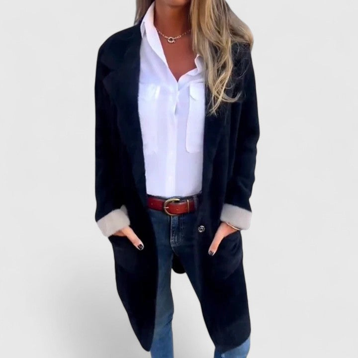 Nyah | Long oversized blazer coat for women