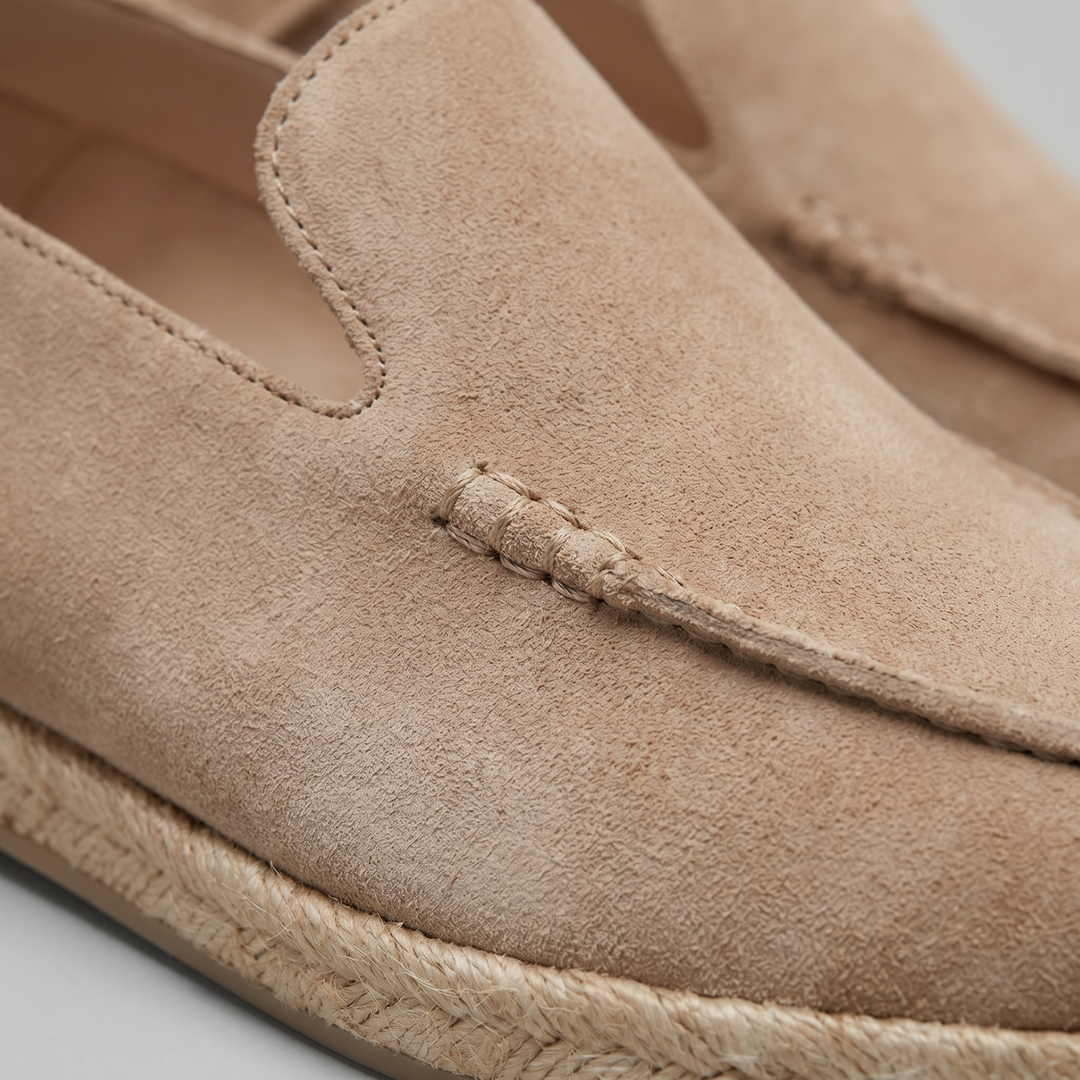 Landon | Men's Suede Espadrille Loafers