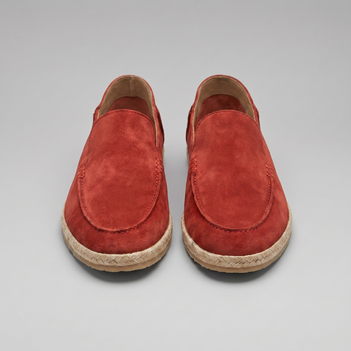 Landon | Men's Suede Espadrille Loafers