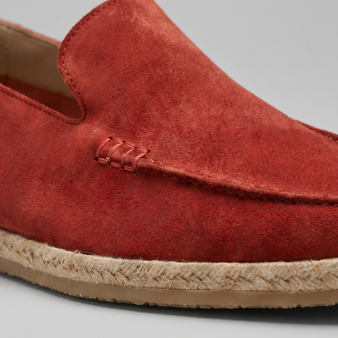 Landon | Men's Suede Espadrille Loafers