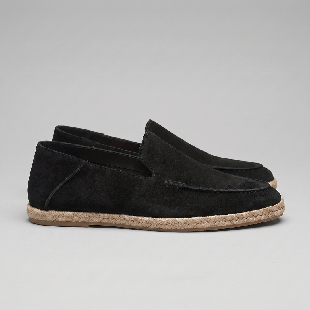 Landon | Men's Suede Espadrille Loafers
