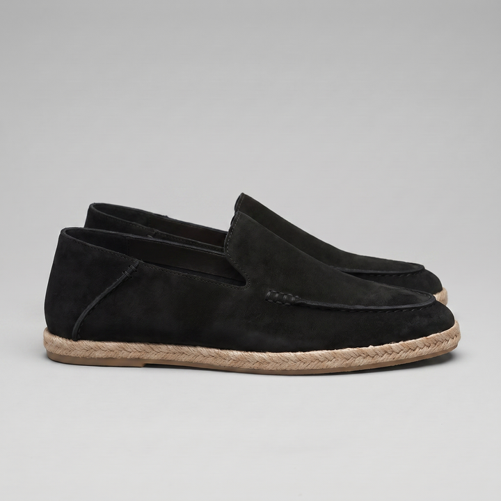 Landon | Men's Suede Espadrille Loafers