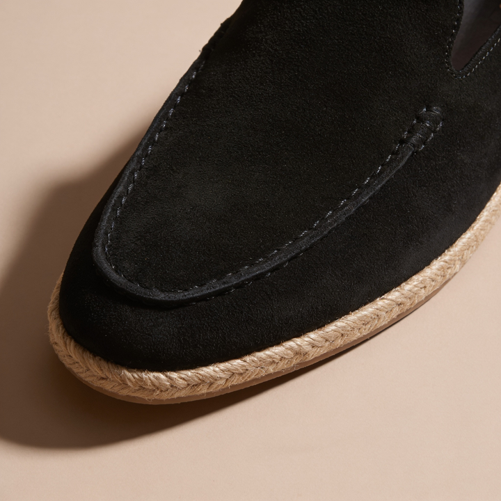 Landon | Men's Suede Espadrille Loafers