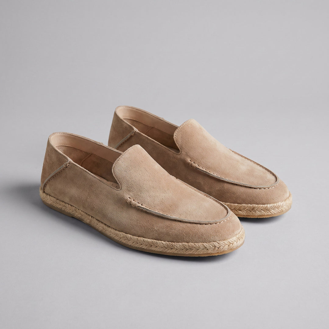Landon | Men's Suede Espadrille Loafers